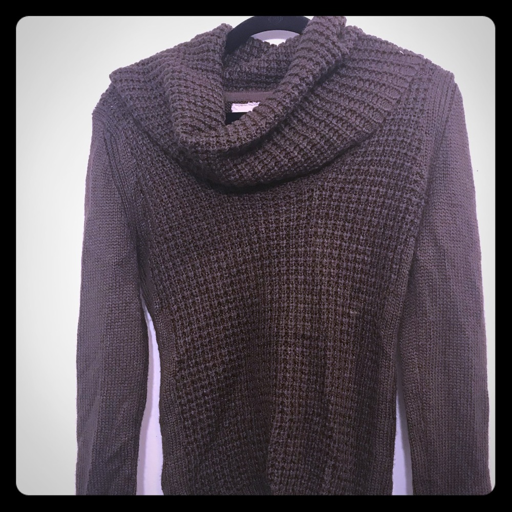 Anthropologie Waffled Cowlneck, size Medium